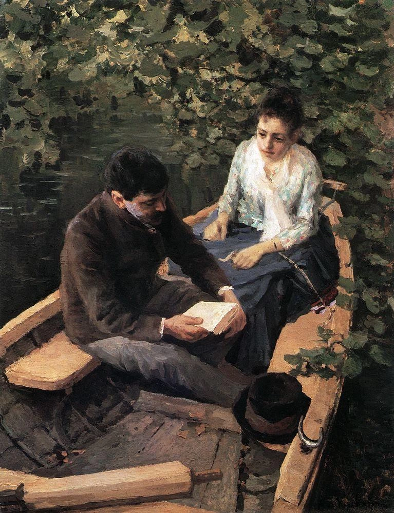Konstantin Korovin - In barca, Tretyakov Gallery, Moscow
